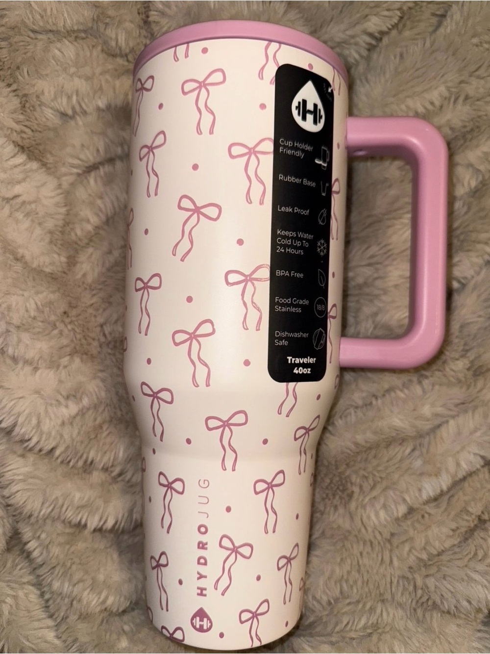 HydroJug 40 oz traveler Pretty Please